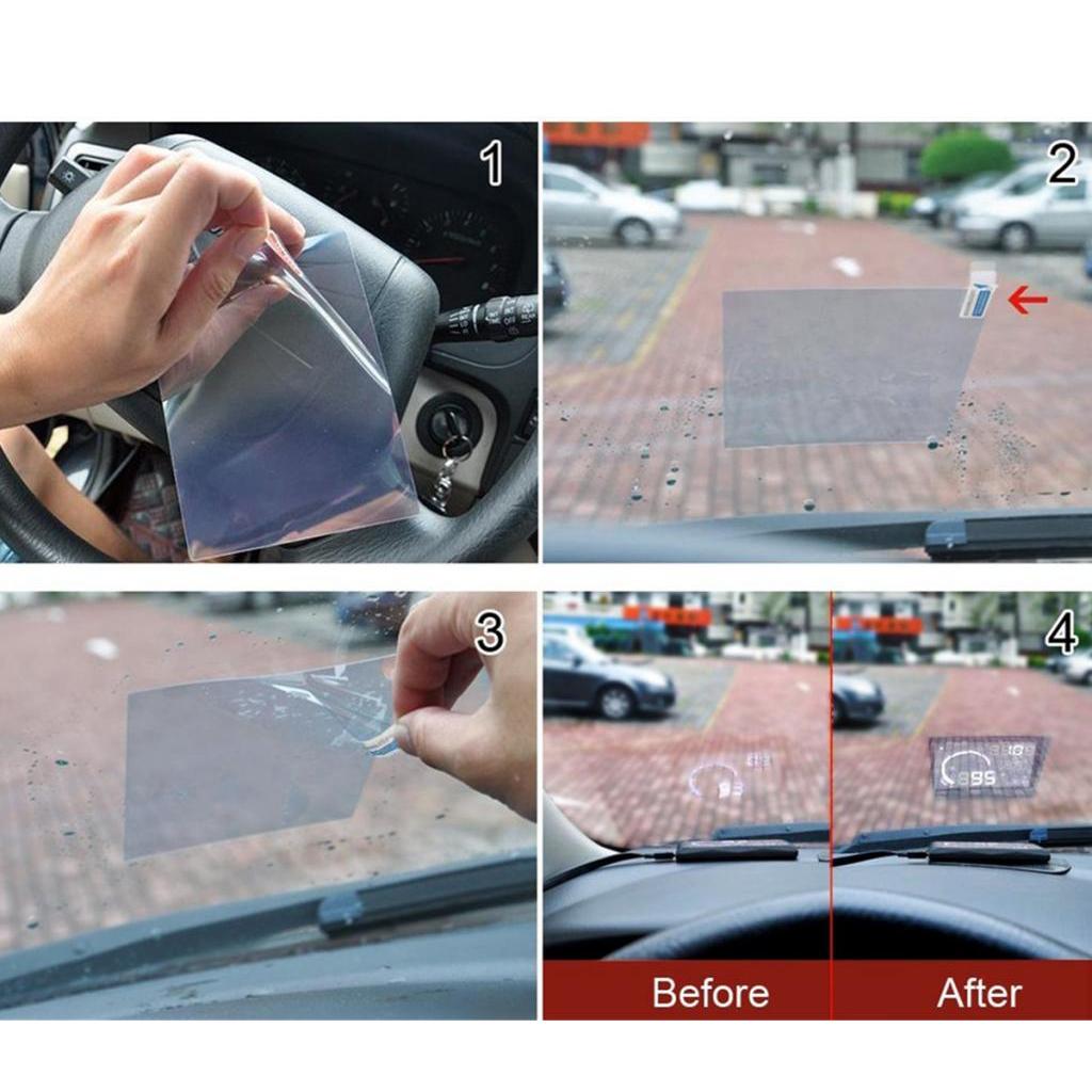 Hud Reflection Film Windshield - Film réfléchissant anti-éblouissement pour projecteur HUD