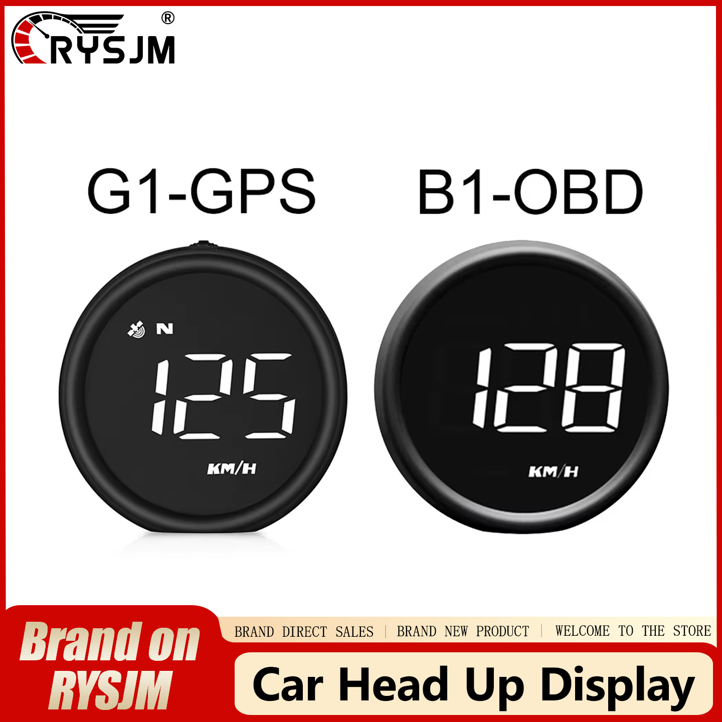 Obd2 Hud Speedometer Projector - G1 GPS B1 OBD2 HUD, affichage