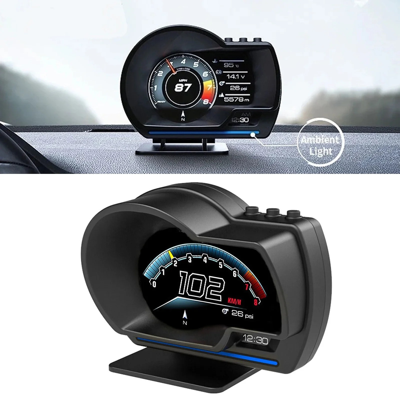 Outil de diagnostic multifonct - Hud Obd2 Multi Function Alarm avis et prix