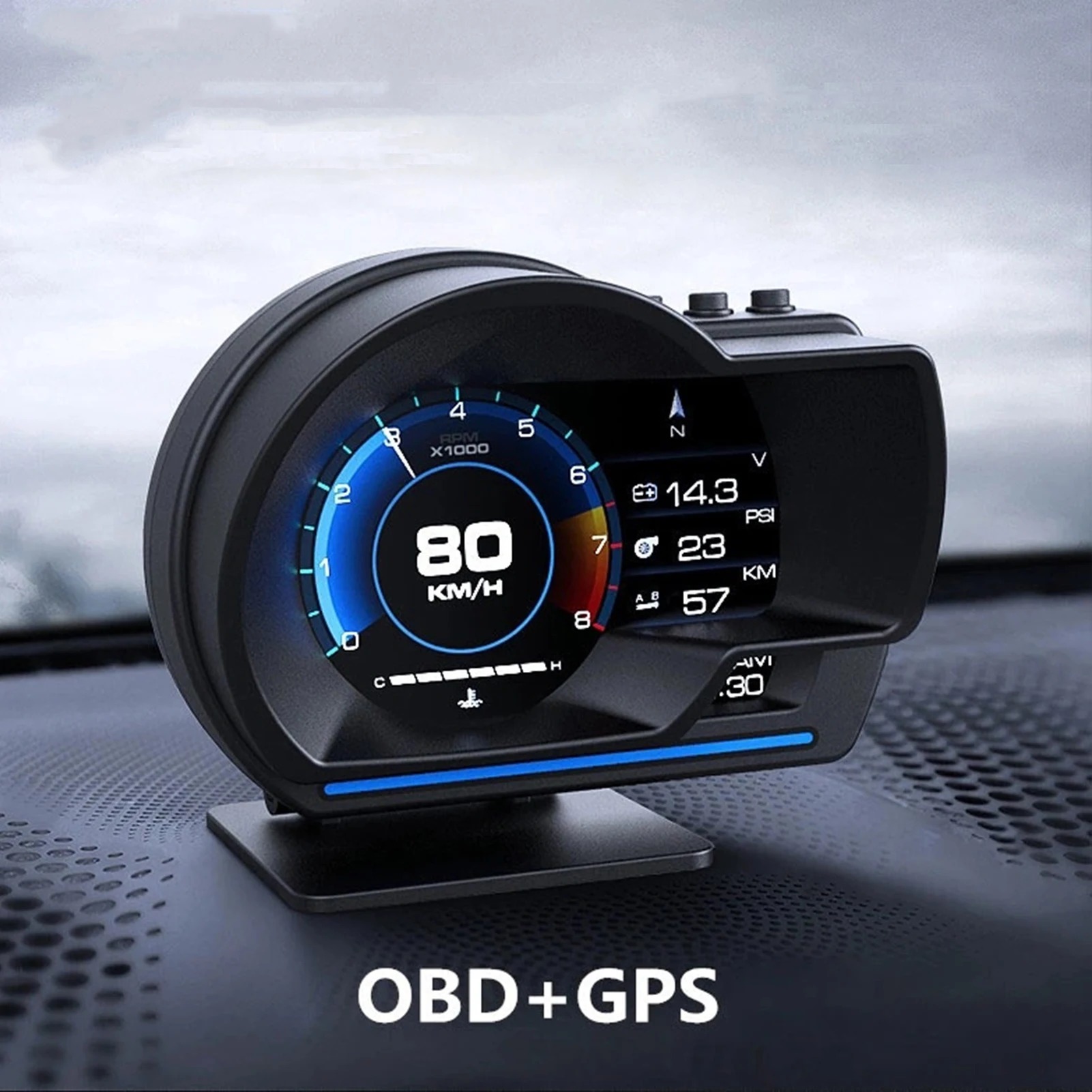 Outil de diagnostic multifonct - Hud Obd2 Multi Function Alarm avis et prix