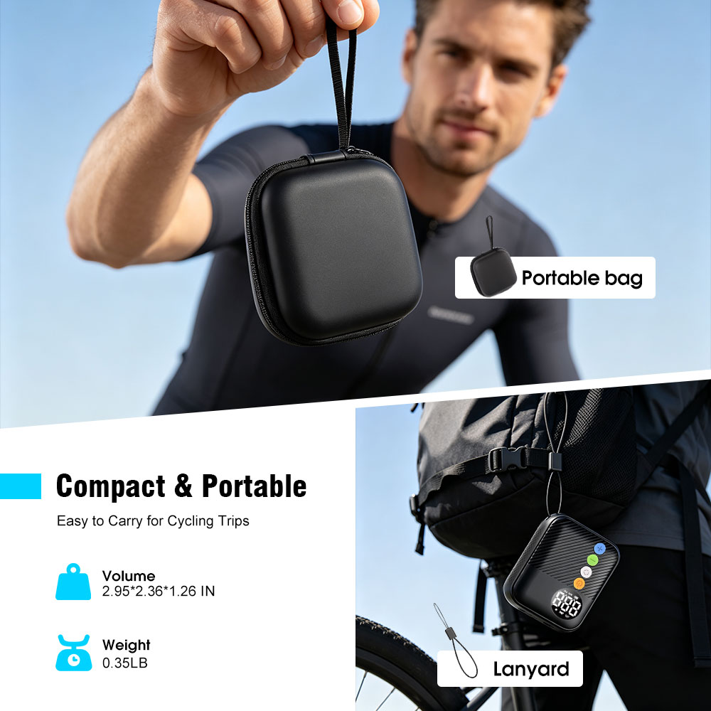Pompe à vélo sans fil CARSUN M - Hud Display With Tire Pressure avis et prix