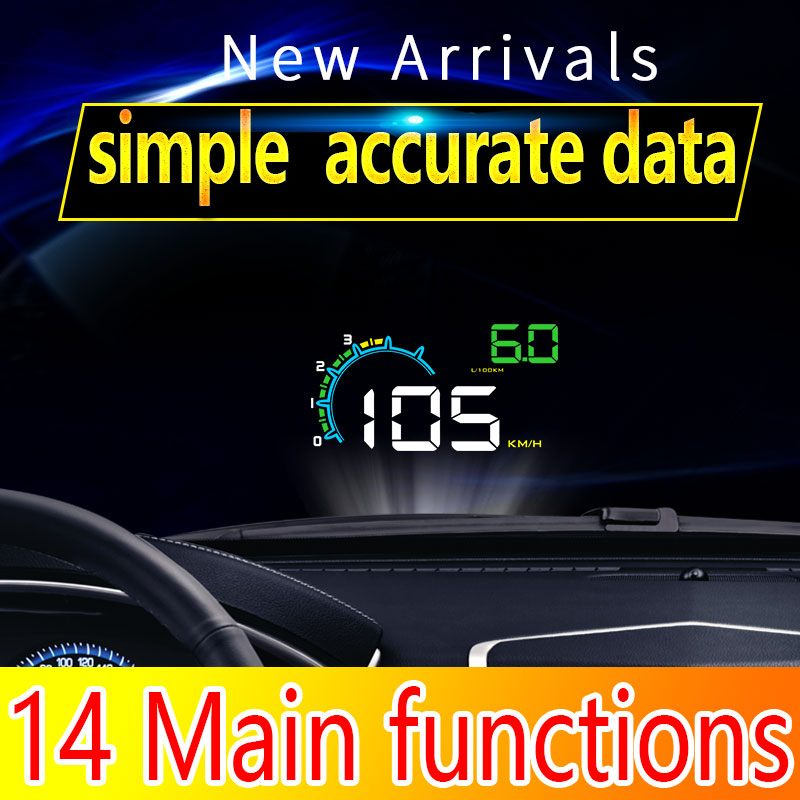 Compteur intelligent OBD2 D300 - Hud Obd2 Multi Function Alarm avis et prix
