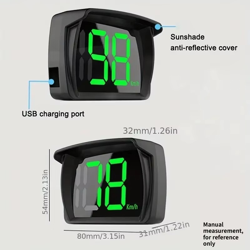 Affichage tête haute GPS unive - Hud Speedometer Digital Universal avis et prix