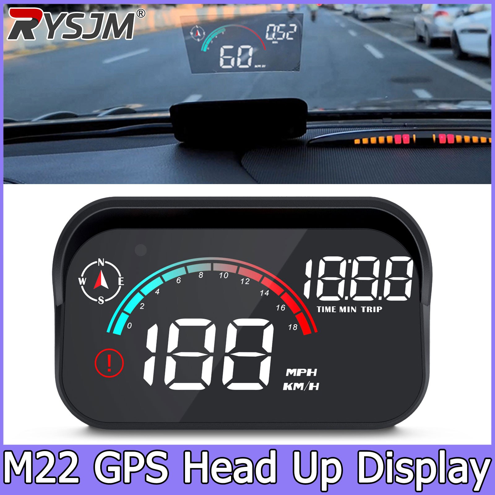 Compteur de vitesse numérique  - Hud Speedometer Digital Universal avis et prix