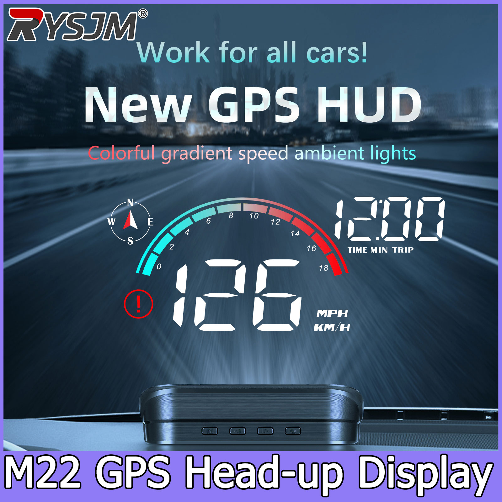 Compteur de vitesse numérique  - Hud Speedometer Digital Universal avis et prix