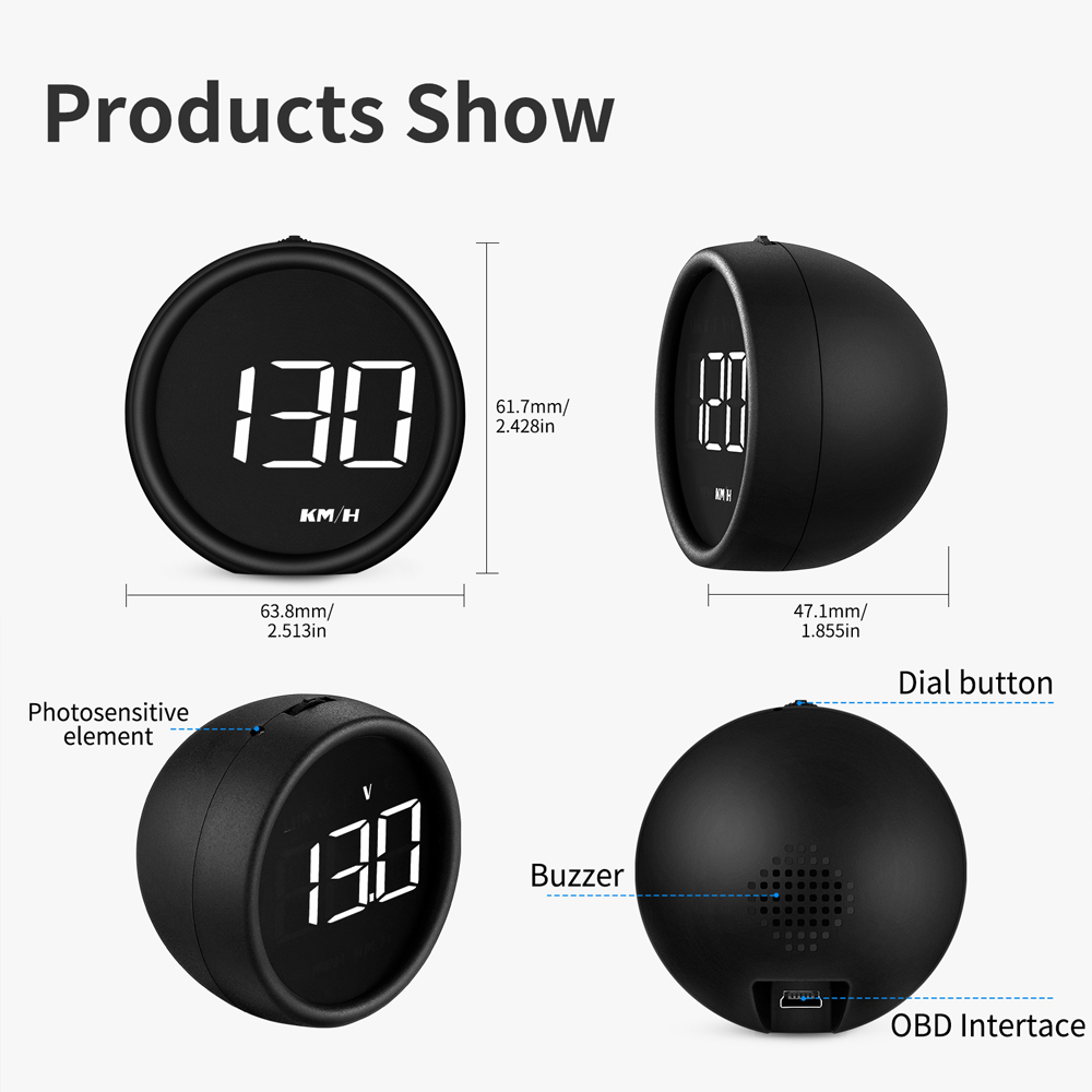 Projecteur numérique HUD B1OBD - Hud Obd2 Multi Function Alarm avis et prix