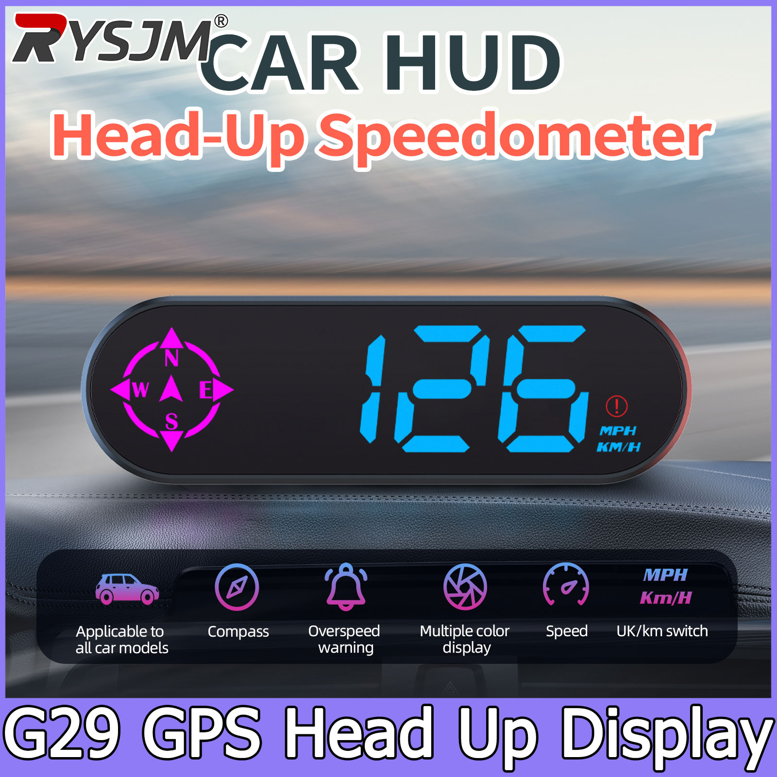 Afficheur tête haute G29 pour  - Car Heads Up Display Navigation avis et prix