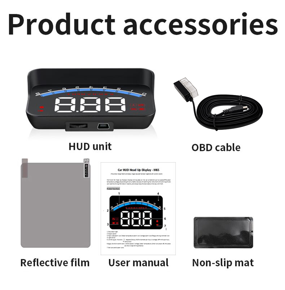 Compteur de vitesse de voiture - Obd2 Hud Speedometer Projector avis et prix