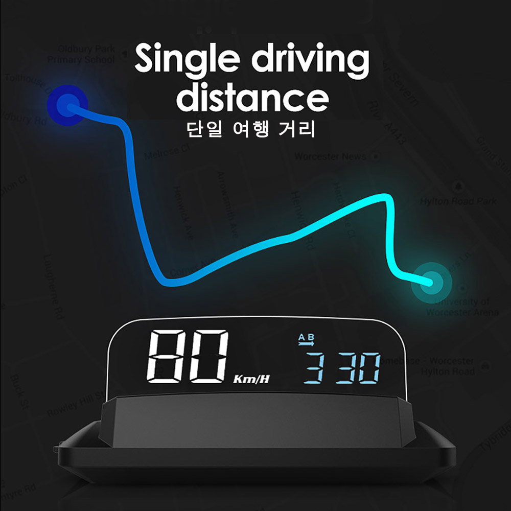 Compteur de vitesse GPS numéri - Car Heads Up Display Navigation avis et prix