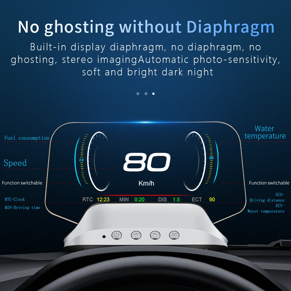 Système de navigation et de pr - Car Hud Head Up Display Gps avis et prix