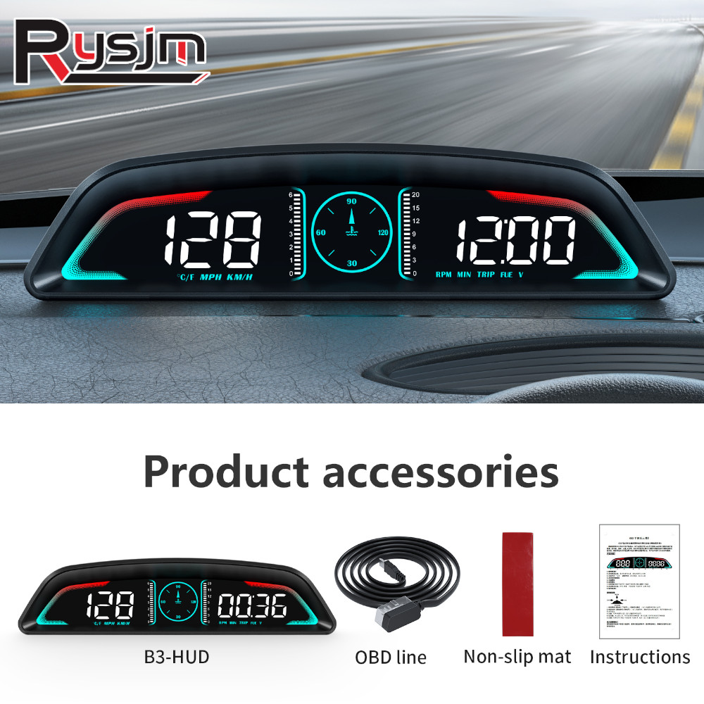 B3 OBD2 HUD affichage multifon - Hud Obd2 Multi Function Alarm avis et prix