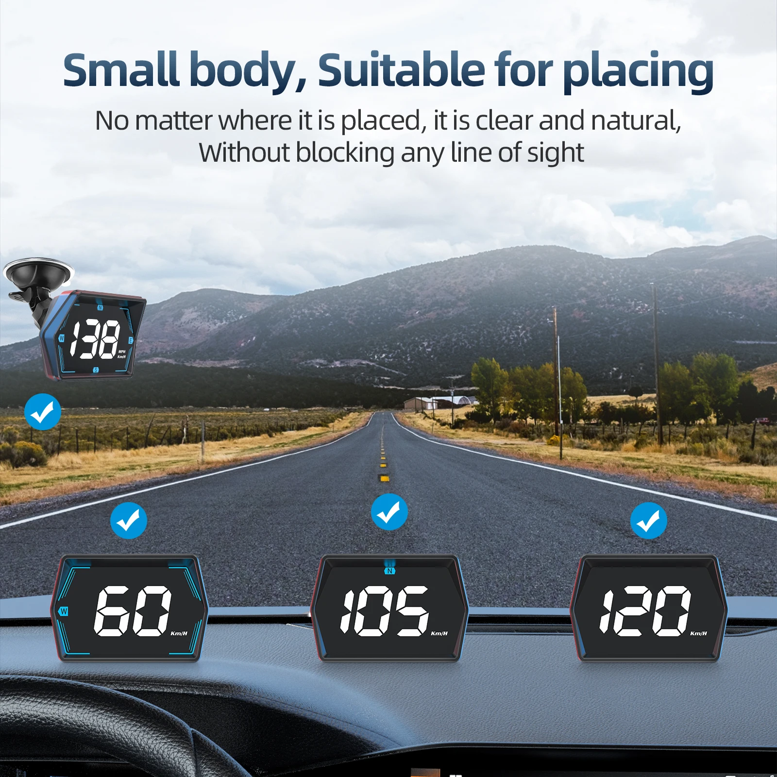 Compteur de vitesse numérique  - Hud Speedometer Digital Universal avis et prix