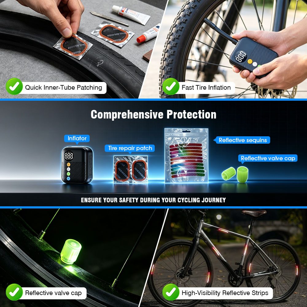 Pompe à vélo sans fil CARSUN M - Hud Display With Tire Pressure avis et prix