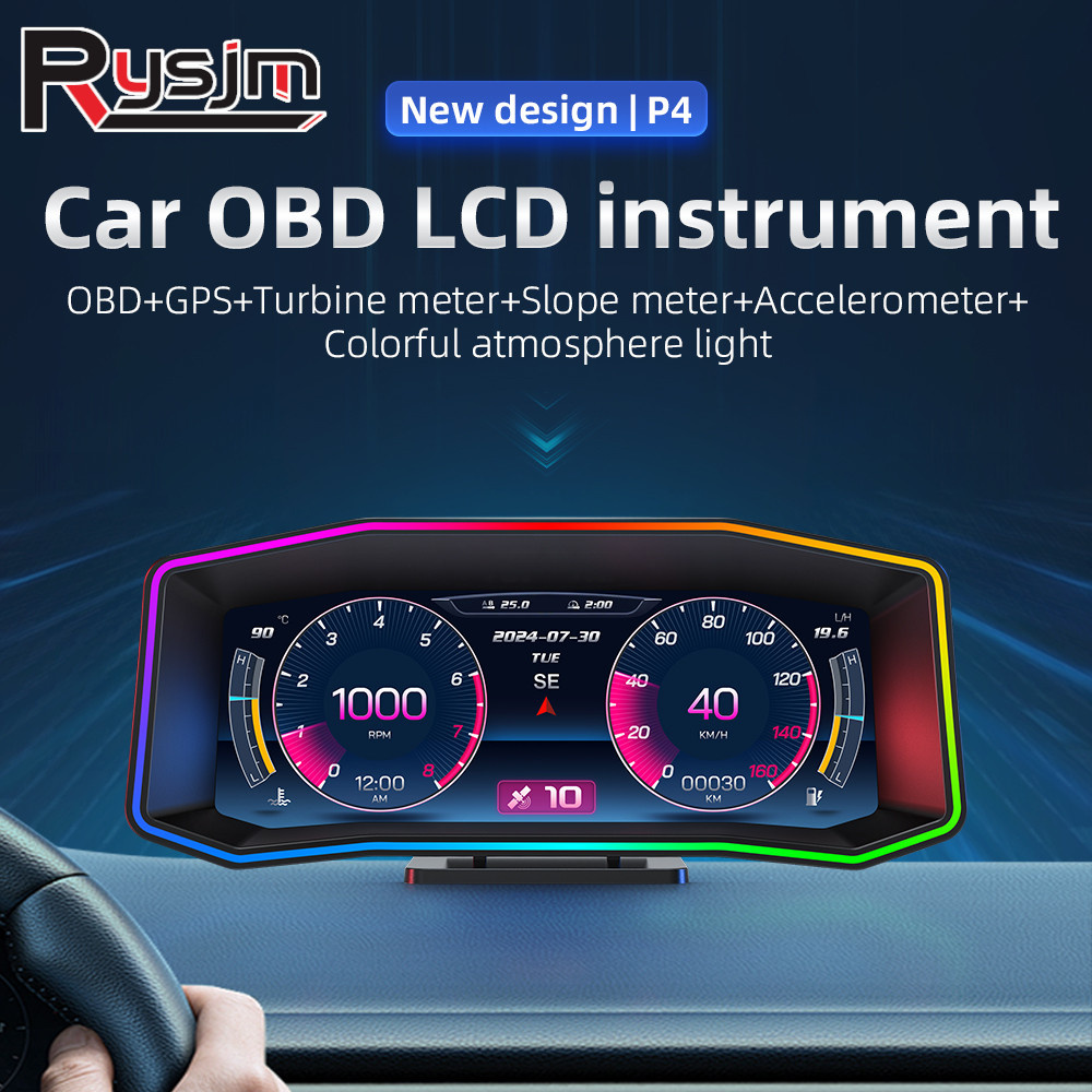 Jauge P4 HUD OBD2 GPS, afficha - Obd2 Hud Speedometer Projector avis et prix